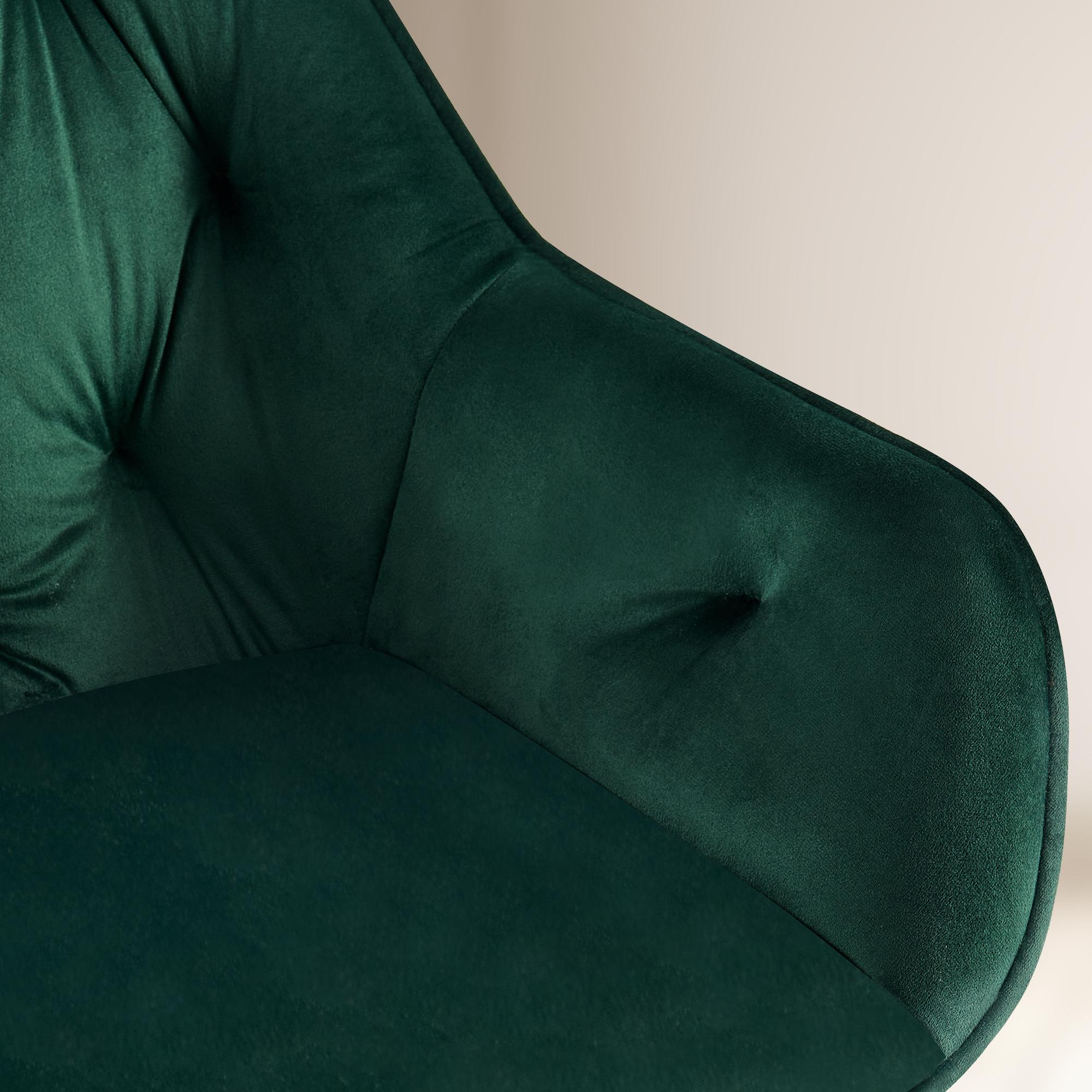 Silla de comedor Cassis con funda de terciopelo