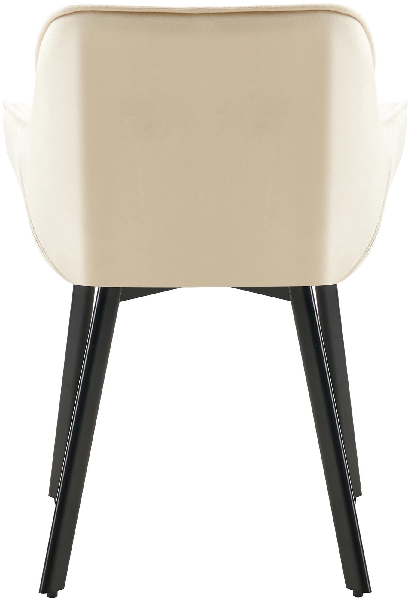 Juego de 2 Sillas de Comedor Antigo Giratorias de Terciopelo