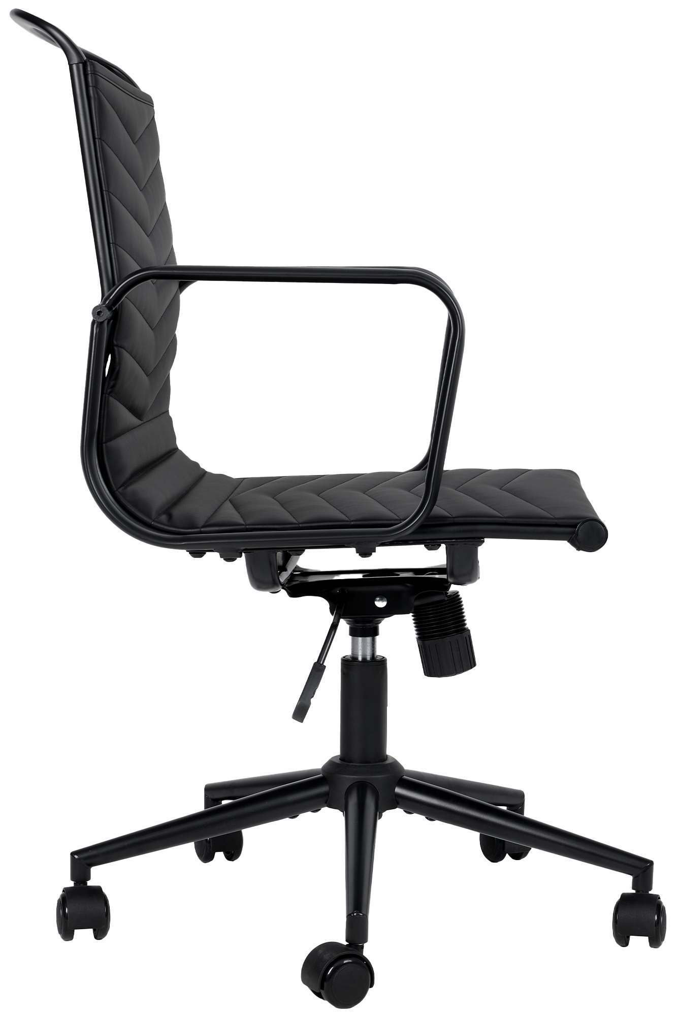 Silla de oficina Bakers de cuero sintético
