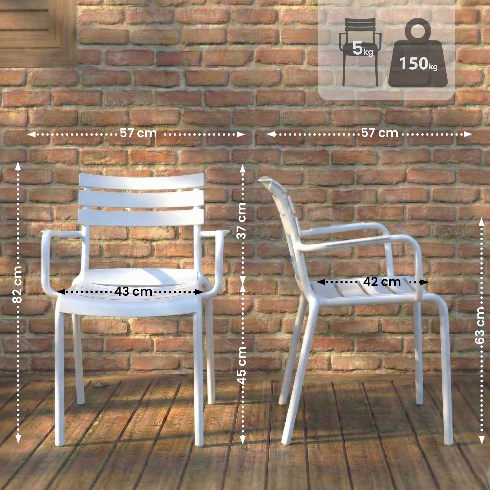 Silla de jardin Joliya