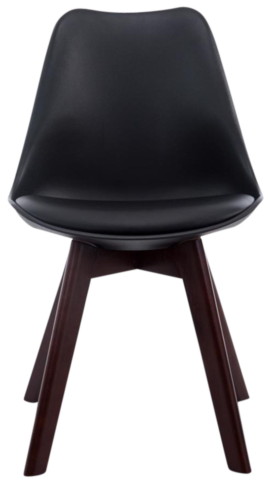 Set de 4 sillas de comedor Borneo en polipiel