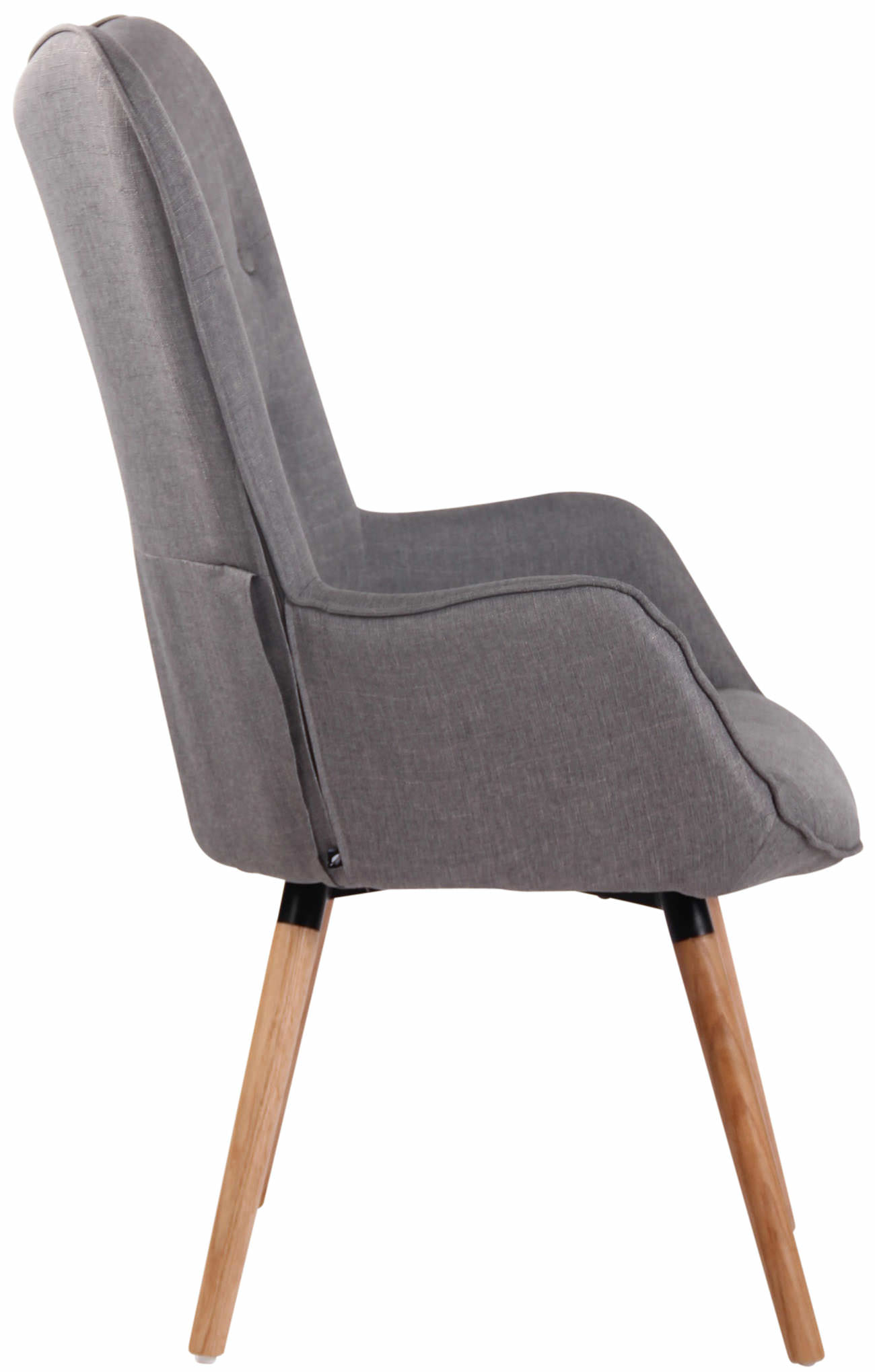 Sillón Nórdico Ashford Tapizado En Tela