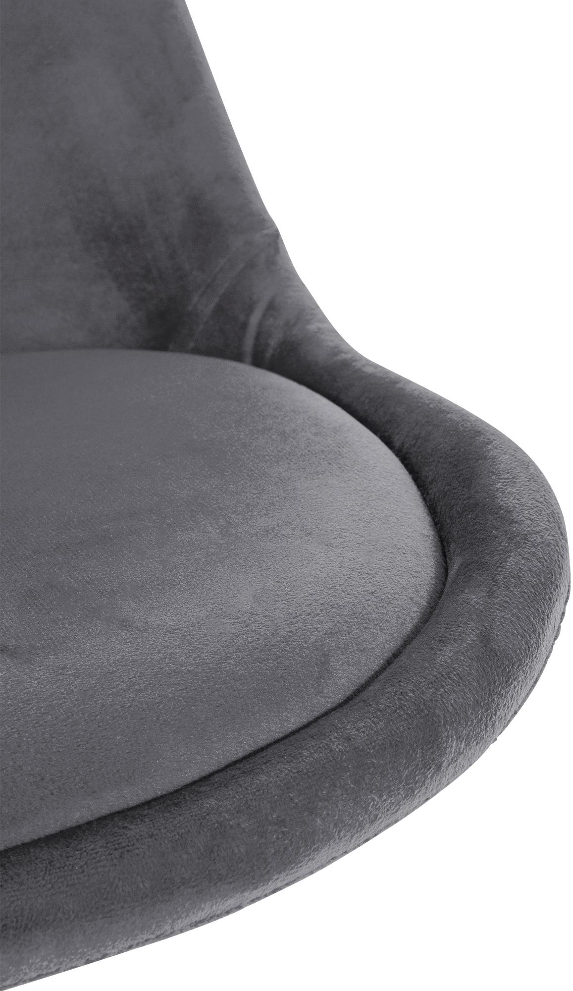 Silla de salón Sofia tapizada en terciopelo
