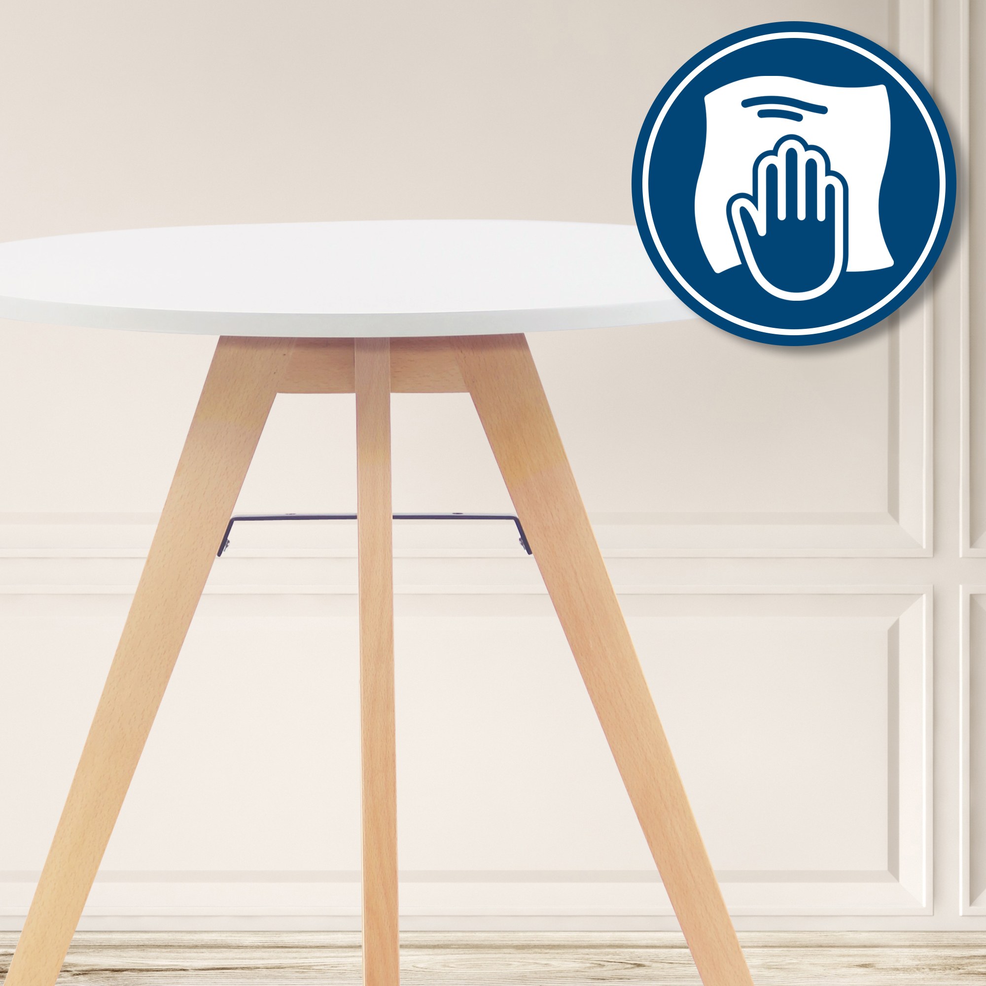 Juego de comedor Livik Ø 75 cm