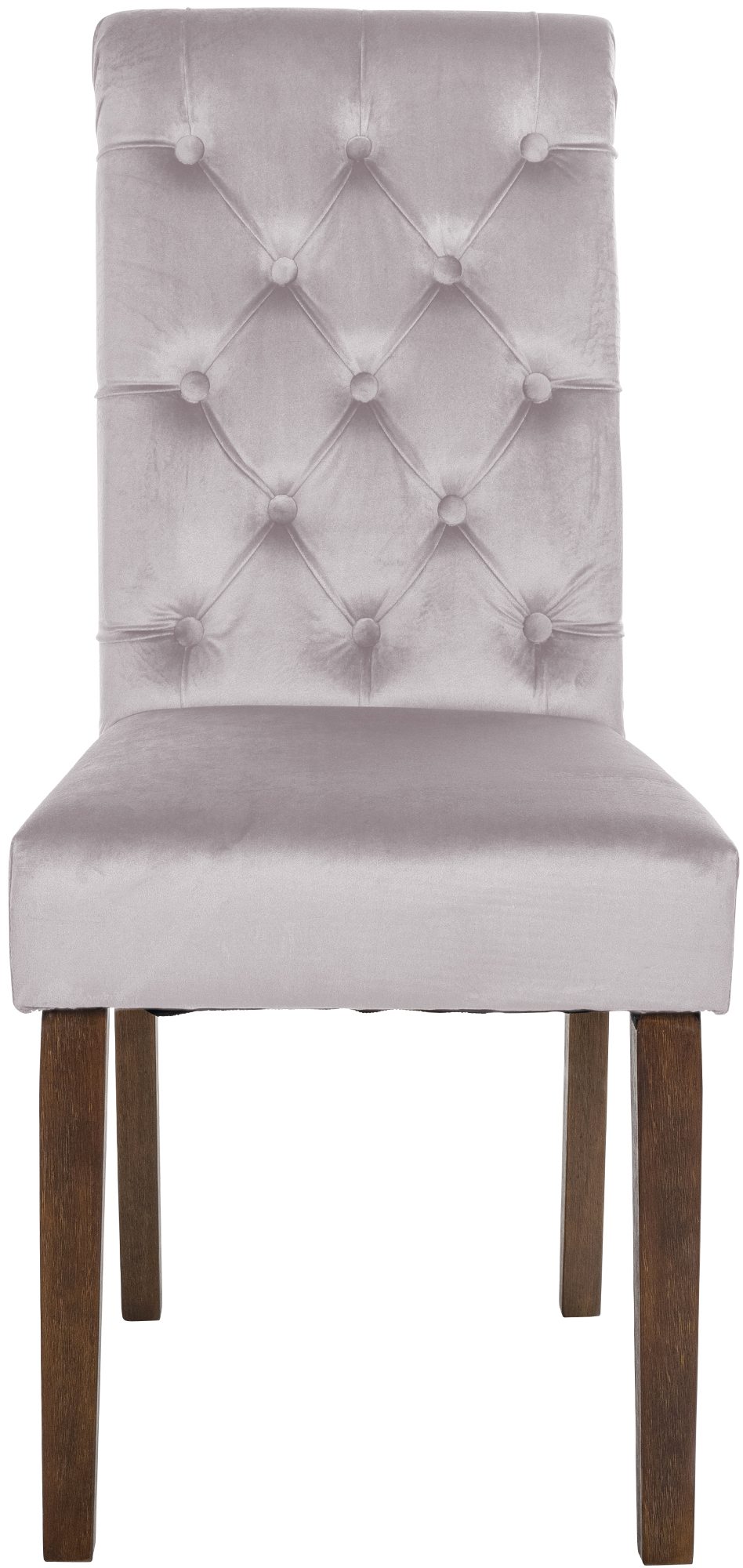 Set de 2 sillas de comedor Lisburn en tela o terciopelo