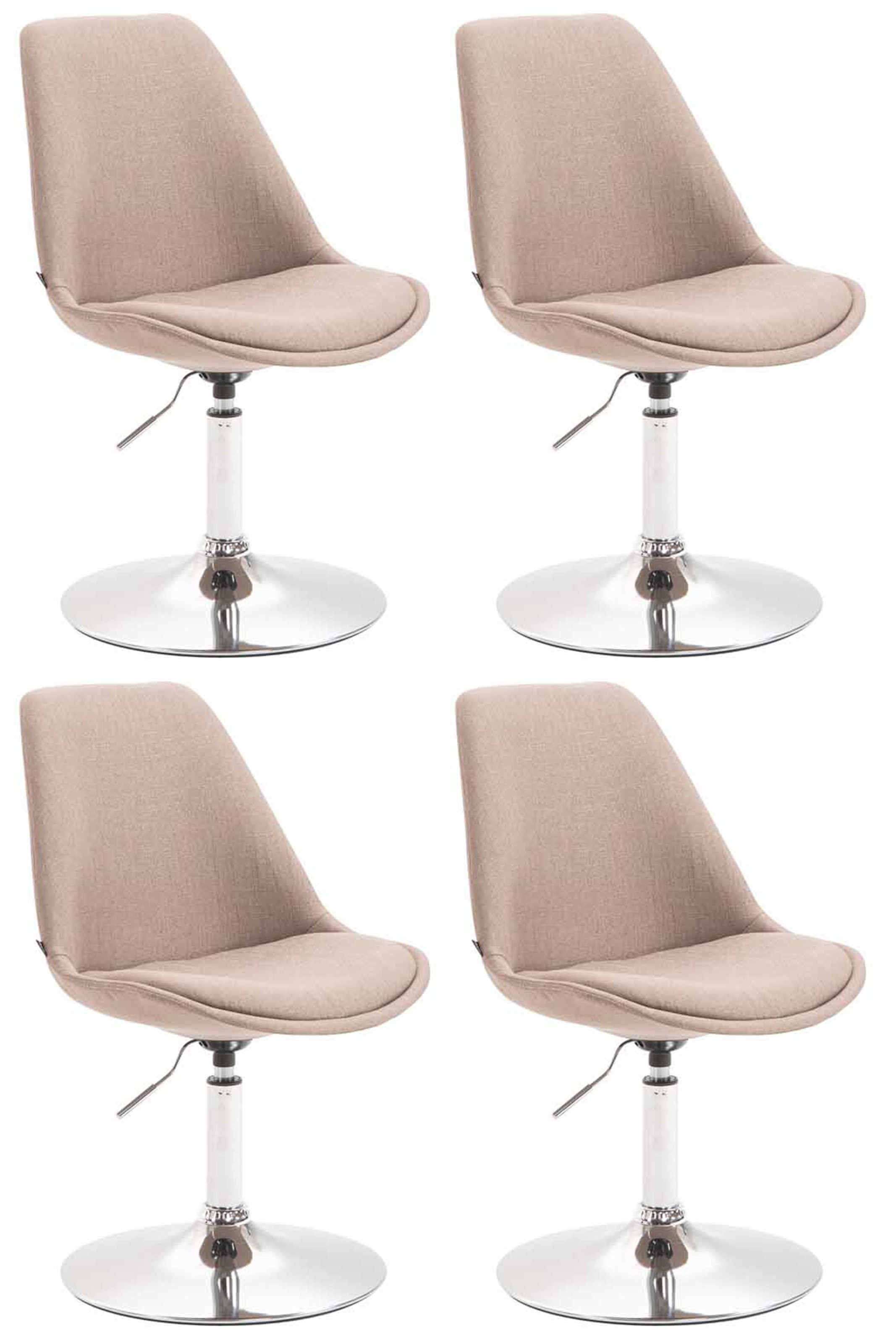 Set de 4 sillas de comedor Maverick en tela